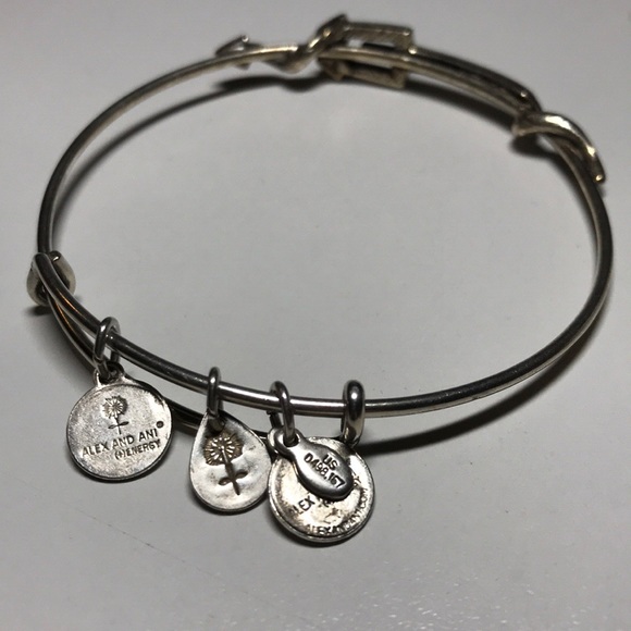 ALEX & ANI Trident Wrap Expandable Wire Bangle - Picture 3 of 4